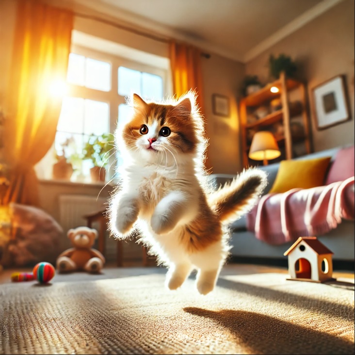 گربه بازیگوش